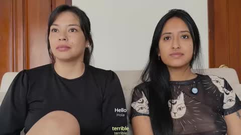 Snapshot of 2summerlove2 chatting on 10-28-25, 02:20 Dalilah and Tarah online show from 10-28-25, 02:20