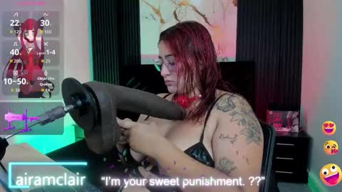 Snapshot of airamclair chatting on 11-18-25, 08:13 Airam Clair online show from 11-18-25, 08:13