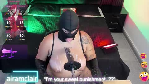 Snapshot of airamclair chatting on 11-19-25, 08:20 Airam Clair online show from 11-19-25, 08:20