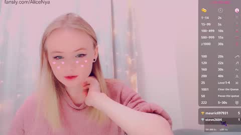 Snapshot of alicenya chatting on 02-20-26, 06:26 Alice online show from 02-20-26, 06:26