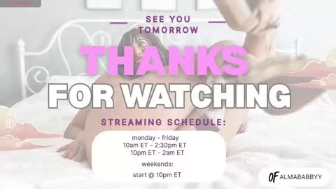 Snapshot of almababbyy chatting on 11-05-25, 06:24 Almababbyy online show from 11-05-25, 06:24