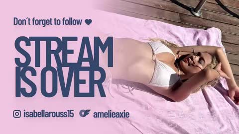 Snapshot of amelieaxie chatting on 01-30-25, 08:22 Isabella online show from 01-30-25, 08:22