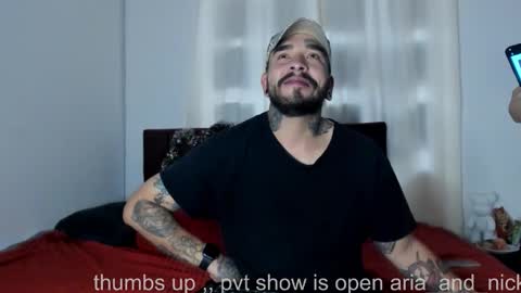 Snapshot of aria_and_nick chatting on 12-16-25, 01:05 ARIA AND. NICK online show from 12-16-25, 01:05