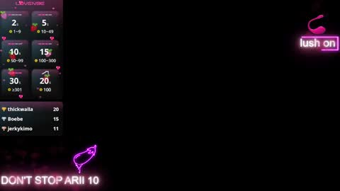 Snapshot of arii_vega chatting on 02-07-25, 04:27 ARII VEGA online show from 02-07-25, 04:27