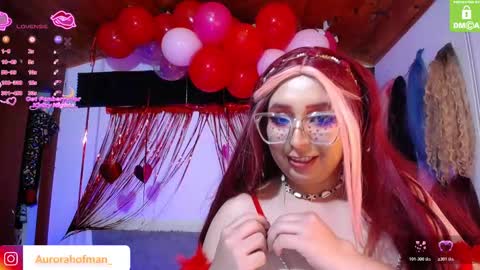 Snapshot of aurorahoffman chatting on 02-15-26, 07:51 Aurora online show from 02-15-26, 07:51