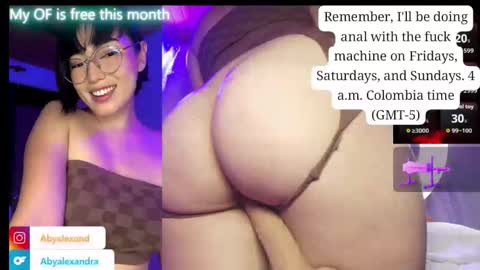 Snapshot of baby_alexx chatting on 10-15-25, 03:34 Alexandra followme on instragram abyalexand online show from 10-15-25, 03:34
