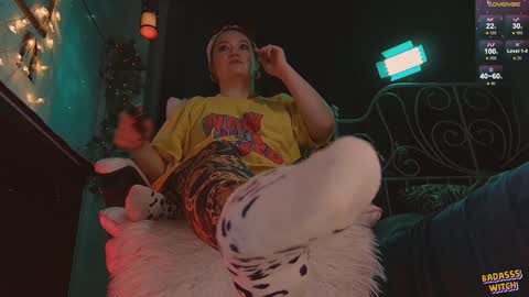 Snapshot of badassswitch chatting on 01-15-25, 04:32 Franki online show from 01-15-25, 04:32