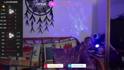 Snapshot of bandit_monkey chatting on 01-19-25, 01:32 V E R O N I C A online show from 01-19-25, 01:32