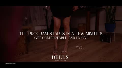 Snapshot of be_lov chatting on 03-08-25, 11:37 Call me Bells Next Stream on Wednesday Feb 26 online show from 03-08-25, 11:37