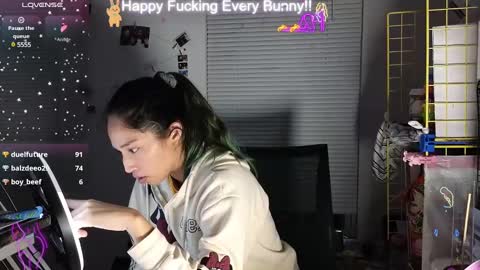 Tokki  bunny  online show from 12-14-24, 02:23