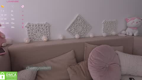 Snapshot of cheerrysweett chatting on 01-26-25, 01:15 Baby Cherry online show from 01-26-25, 01:15