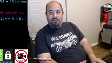 Snapshot of chunkymonkey420 chatting on 02-08-25, 07:26 Spencer Smokey Bear online show from 02-08-25, 07:26