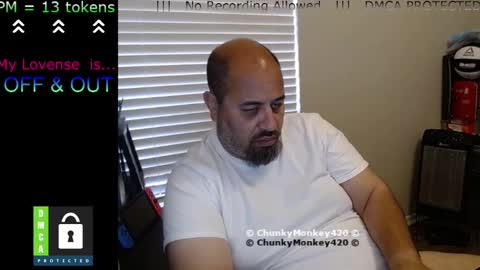 Snapshot of chunkymonkey420 chatting on 02-26-25, 10:09 Spencer Smokey Bear online show from 02-26-25, 10:09