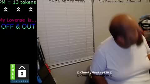 Snapshot of chunkymonkey420 chatting on 02-27-25, 07:23 Spencer Smokey Bear online show from 02-27-25, 07:23