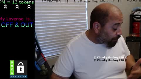 Snapshot of chunkymonkey420 chatting on 03-04-25, 12:18 Spencer Smokey Bear online show from 03-04-25, 12:18