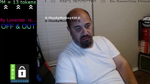 Snapshot of chunkymonkey420 chatting on 03-05-25, 05:29 Spencer Smokey Bear online show from 03-05-25, 05:29