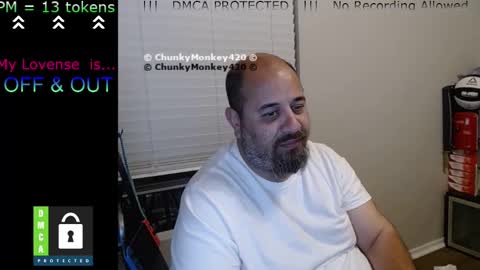 Snapshot of chunkymonkey420 chatting on 03-05-25, 08:32 Spencer Smokey Bear online show from 03-05-25, 08:32