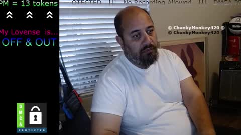 Snapshot of chunkymonkey420 chatting on 03-07-25, 07:27 Spencer Smokey Bear online show from 03-07-25, 07:27