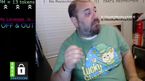 Snapshot of chunkymonkey420 chatting on 03-10-25, 03:56 Spencer Smokey Bear online show from 03-10-25, 03:56