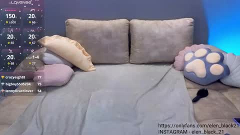 Snapshot of elen_black_23 chatting on 02-21-25, 01:00 Lena - online show from 02-21-25, 01:00