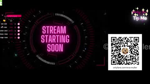 Eva  next show  8pm CEST AMST online show from 02-14-25, 07:44