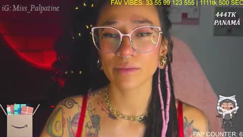 Snapshot of evil_miss_palpatin chatting on 12-15-25, 11:42 Lucia Ilich.... IG miss palpatine NEXT SHOW 200724 online show from 12-15-25, 11:42