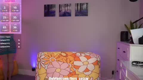 Snapshot of fiery_redhead chatting on 07-27-26, 01:23 Cassie Ventura online show from 07-27-26, 01:23