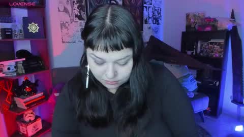 Snapshot of goth_stein chatting on 10-31-25, 02:12 Engel Please help me to reach 50 thumbs up online show from 10-31-25, 02:12