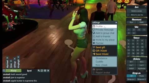 Snapshot of grs08 chatting on 10-21-25, 11:05 Stella online show from 10-21-25, 11:05