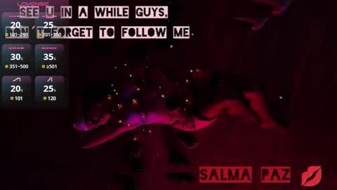 Snapshot of hairyandsexysalma chatting on 01-08-25, 07:24 SALMA  online show from 01-08-25, 07:24