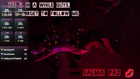 Snapshot of hairyandsexysalma chatting on 01-27-25, 07:14 SALMA  online show from 01-27-25, 07:14