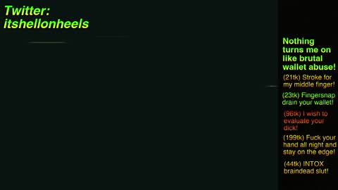 Snapshot of hell_on_heels_ chatting on 01-16-25, 07:38 - show loyalty and subscribe - online show from 01-16-25, 07:38