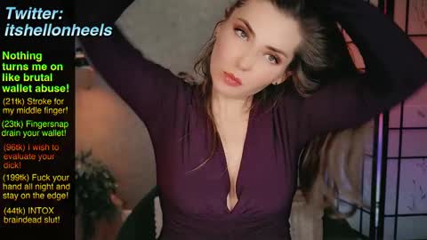 Snapshot of hell_on_heels_ chatting on 02-23-25, 02:40 - show loyalty and subscribe - online show from 02-23-25, 02:40