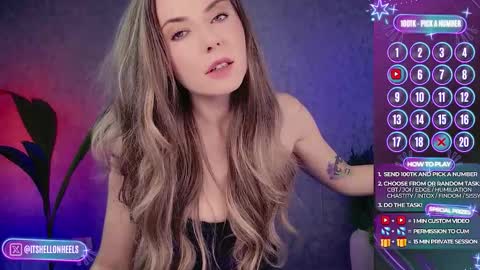 Snapshot of hell_on_heels_ chatting on 10-13-25, 09:59 - show loyalty and subscribe - online show from 10-13-25, 09:59