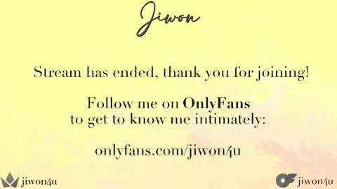 Jiwon online show from 03-01-25, 02:02