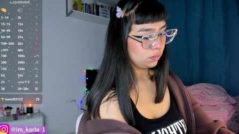 Snapshot of karla__1 chatting on 01-07-25, 04:50 Ill be on at sunday see u Lynn Could u help me to reach 100 Thmbs upp plssss Independent girl 3 online show from 01-07-25, 04:50