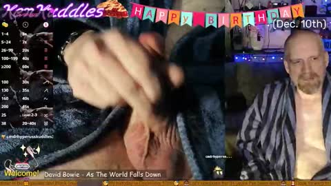 Snapshot of kenkuddles chatting on 12-17-25, 01:33 Ken Kuddles online show from 12-17-25, 01:33