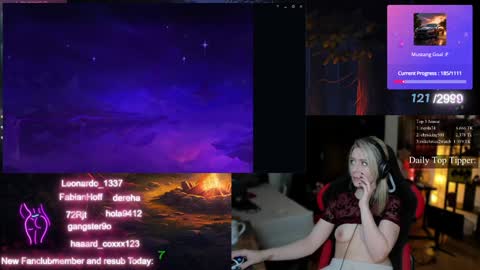 Snapshot of kimilee22 chatting on 01-25-25, 05:30 Wolfs Girl online show from 01-25-25, 05:30
