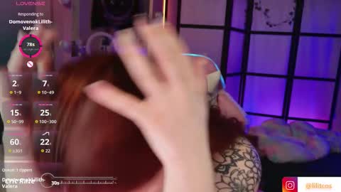 Snapshot of lilitslut chatting on 11-19-25, 06:19 Lilith online show from 11-19-25, 06:19