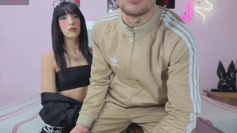 Snapshot of loversinfire chatting on 10-06-25, 06:55 sofia and bryan online show from 10-06-25, 06:55