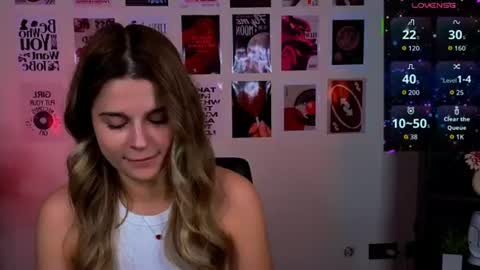 Snapshot of luckybabymeow chatting on 07-25-26, 07:44 Mila Sweetheart online show from 07-25-26, 07:44