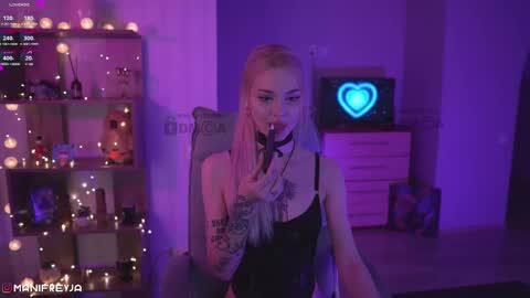 Snapshot of manifreyja chatting on 02-10-25, 07:07 Amelie online show from 02-10-25, 07:07