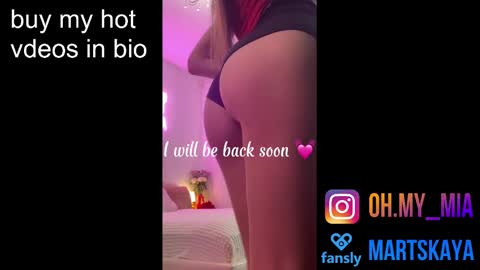 Snapshot of mia4sin chatting on 01-02-25, 08:28 Mia Martskaya online show from 01-02-25, 08:28