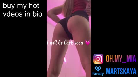 Snapshot of mia4sin chatting on 01-17-25, 06:47 Mia Martskaya online show from 01-17-25, 06:47