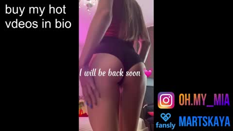 Snapshot of mia4sin chatting on 02-21-25, 07:56 Mia Martskaya online show from 02-21-25, 07:56