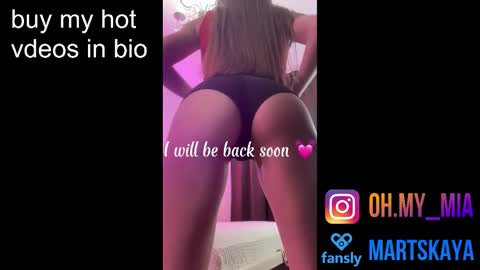 Snapshot of mia4sin chatting on 09-18-25, 11:45 Mia Martskaya online show from 09-18-25, 11:45
