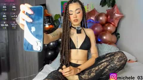 Snapshot of michele_rooss00 chatting on 09-28-25, 01:00 melannie follow my new page online show from 09-28-25, 01:00
