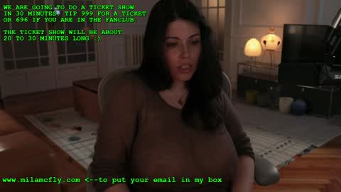 Snapshot of mila_ chatting on 12-18-24, 11:45 Princess Consuela Banana Hammock online show from 12-18-24, 11:45