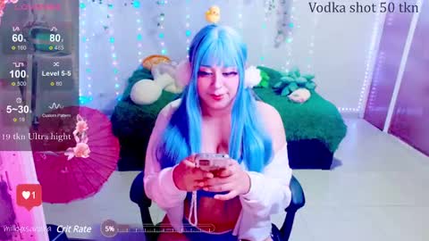 Snapshot of milkysakura chatting on 01-27-25, 03:15 Abby Lilia online show from 01-27-25, 03:15