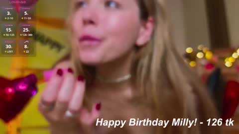 Snapshot of milly_shy chatting on 02-21-25, 02:16 Milly online show from 02-21-25, 02:16